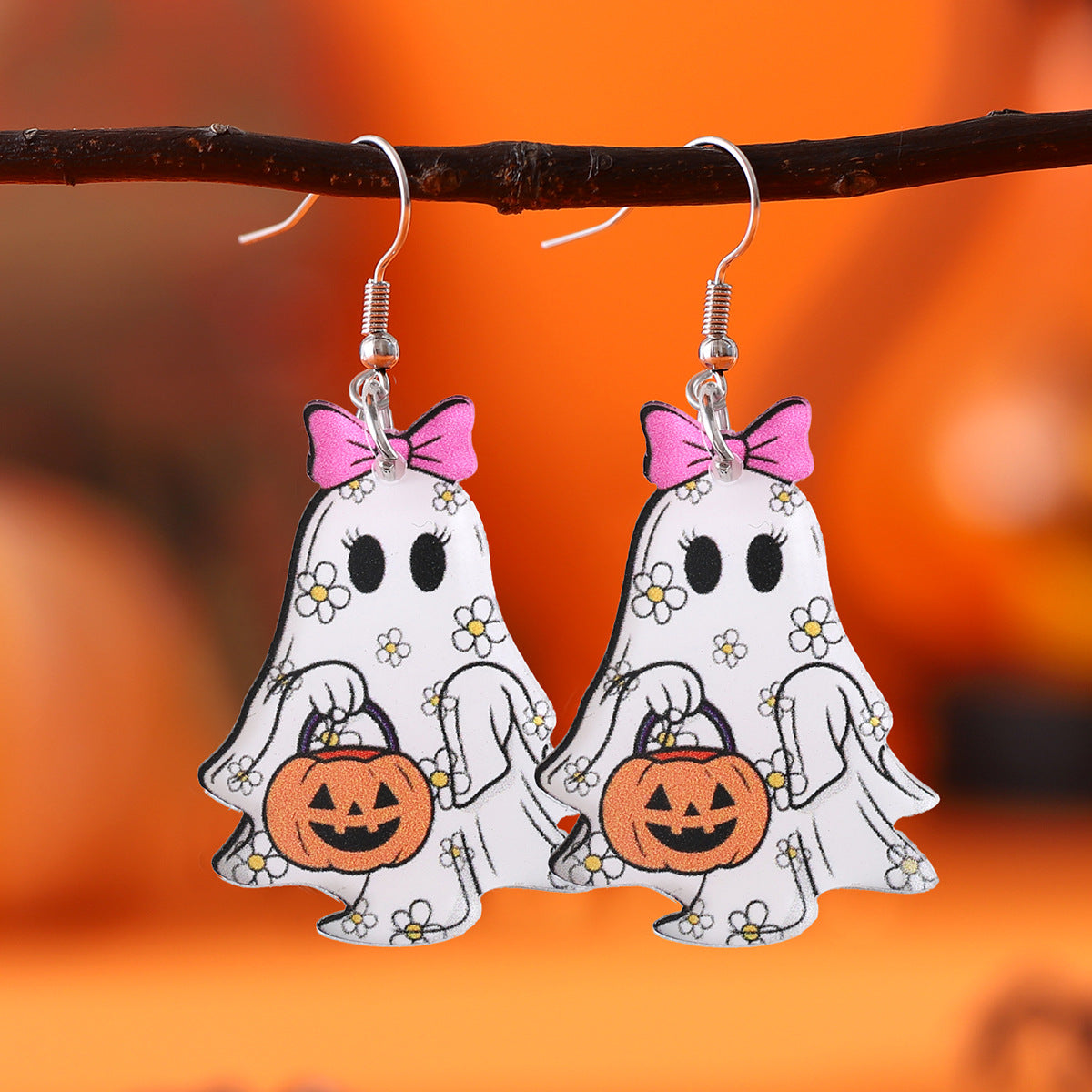 Wholesale  Acrylic Gothic Style Funny Pendant Earrings