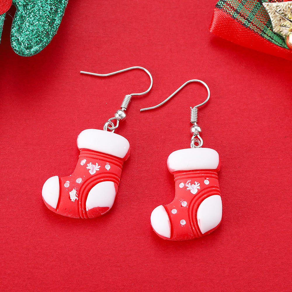 Wholesale Cute  and Reindeer Earrings for Christmas