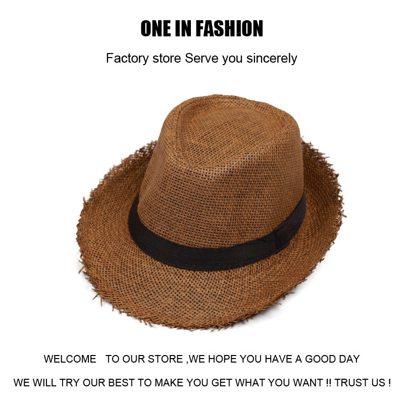 Wholesale Beach Hat, Sun Protection Hat, Outdoor Beach Straw Hat, British Hat