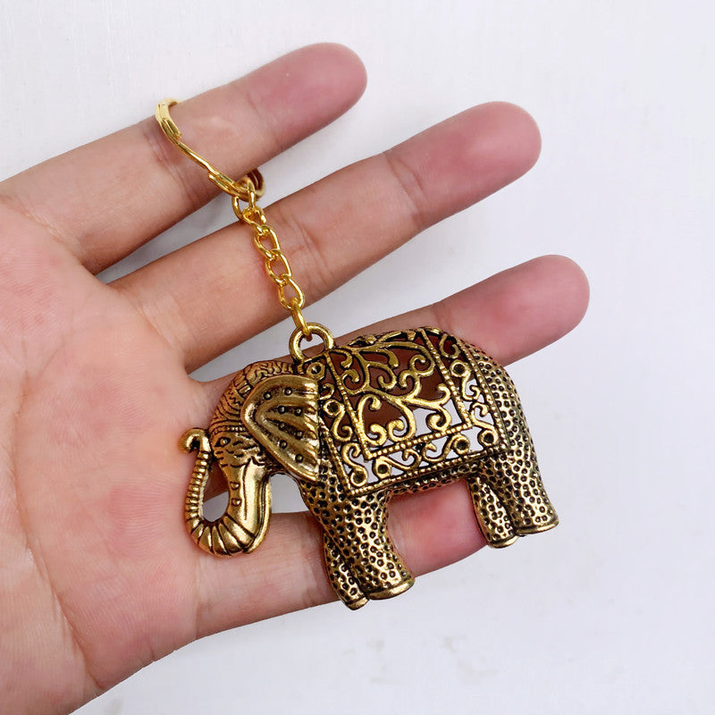 Wholesale Alloy Vintage Elephant Key Ring