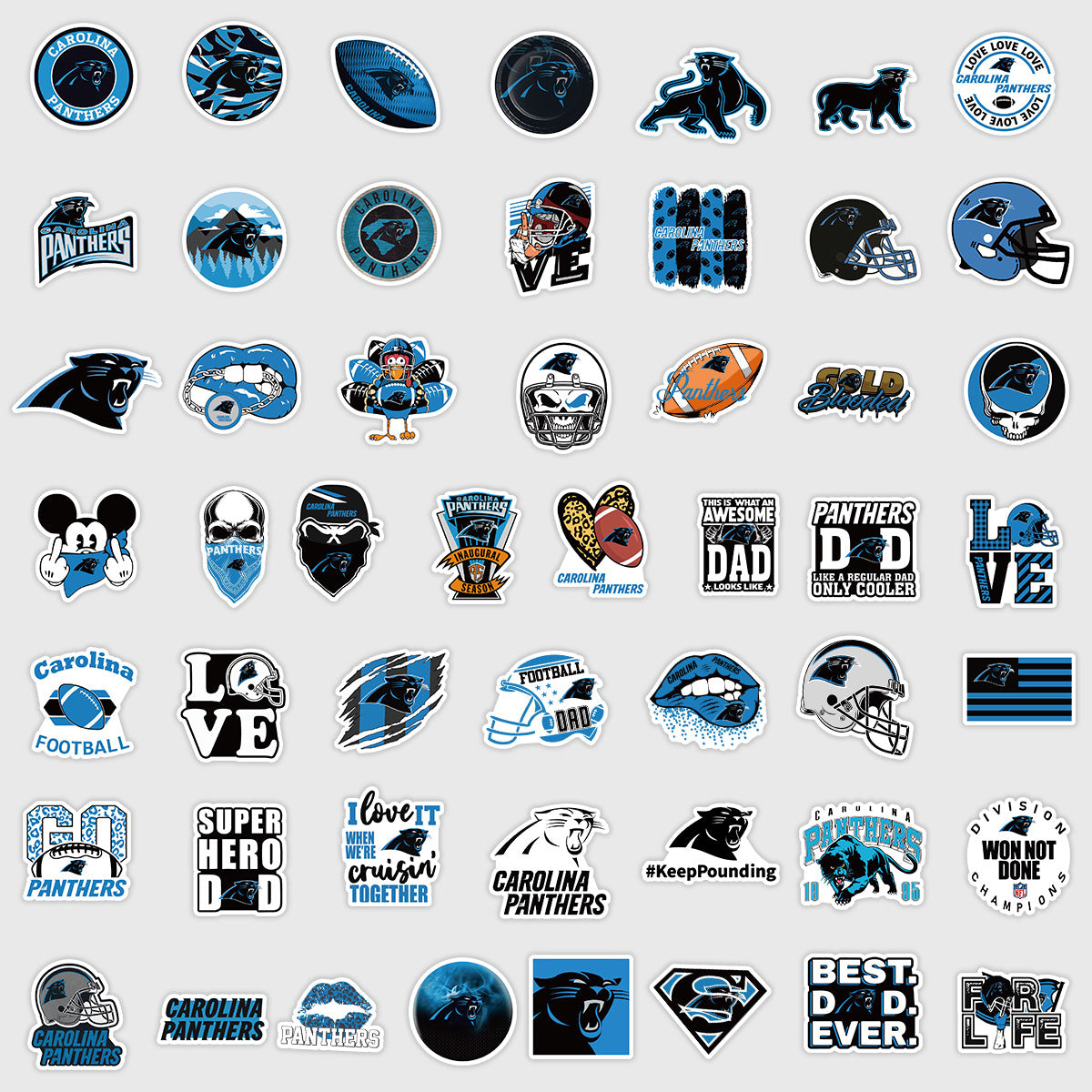 Wholesale 50pcs/pack football team graffiti stickers