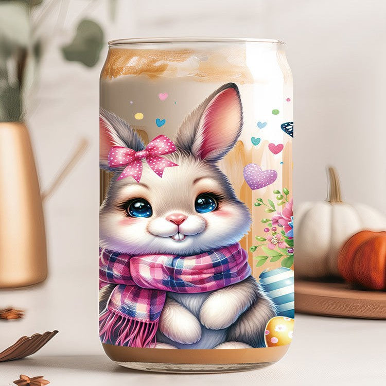 Wholesale UV transfer sticker for glass cups crystal label crystal sticker 16OZ UV DTF WRAPS