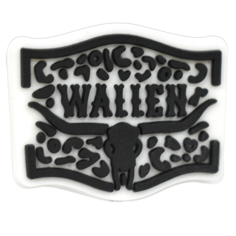 Wholesale Random 100pcs Flower Horror  Phrase Focal Beads