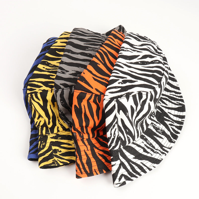 Wholesale Cotton Zebra Print Bucket Hat