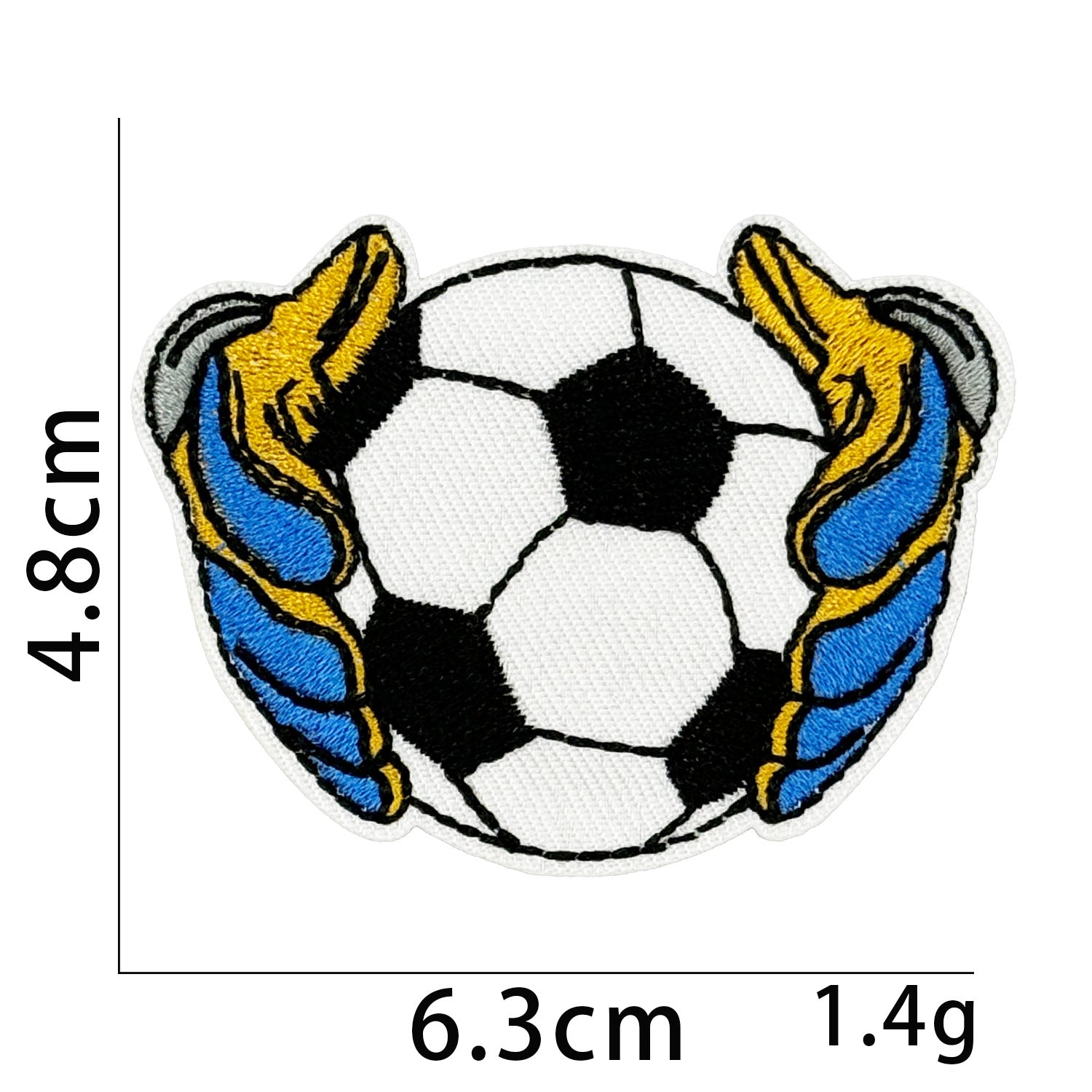 Wholesale 10pcs Sports Football  embroidered patch