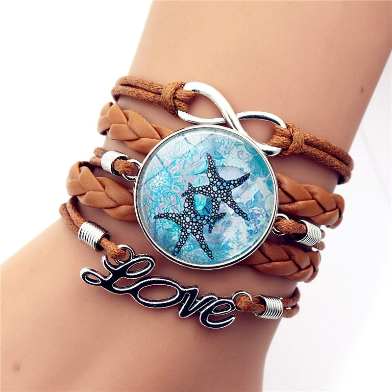 Tortuga al por mayor Tortuga Delphin Infinity Símbolo de Infinito Love Brown Multicapa de multa