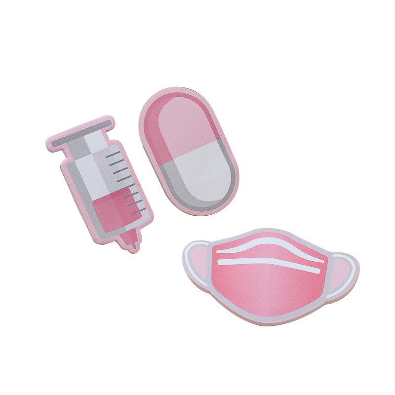 Wholesale Medical and Nursing Themed Combination Shaped Sticky Notes