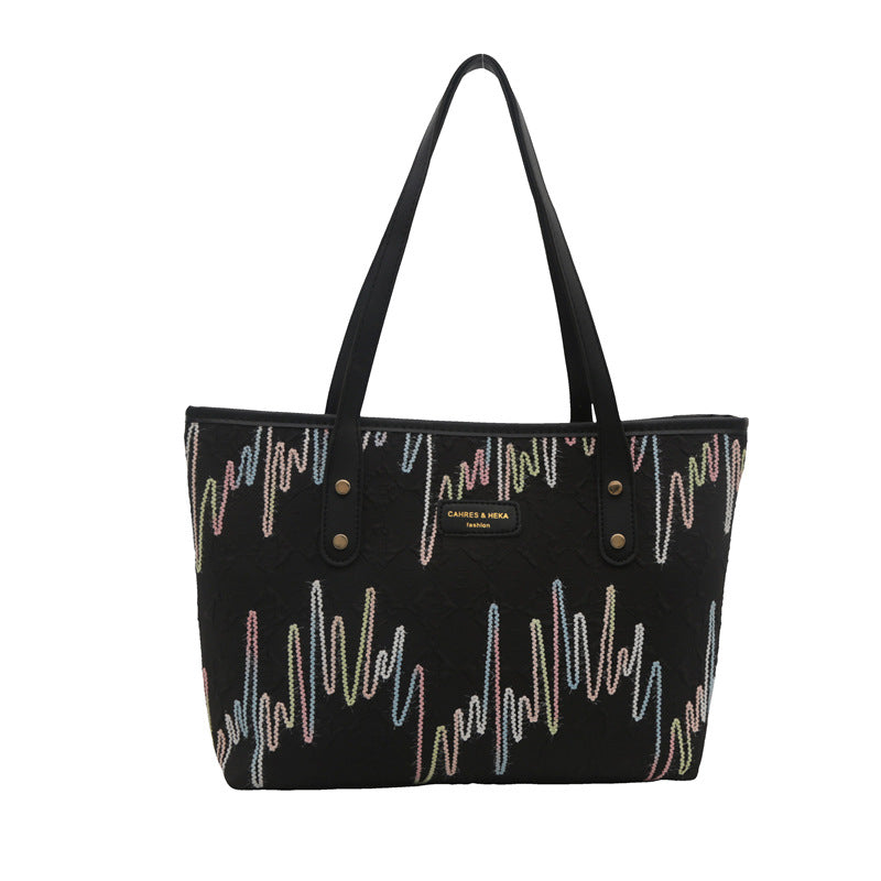 Wholesale Large capacity summer casual shoulder bag tote bag