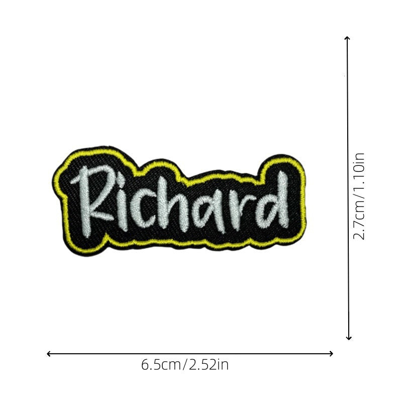 Wholesale Chic Embroidered Letter Patches Set Of 9 Decorative Accent For Coats And Everyday Use