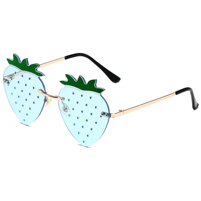 Wholesale PC Frameless Strawberry Sunglasses