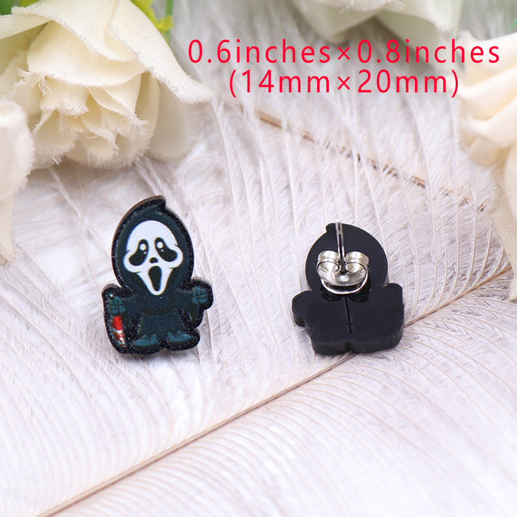 Wholesale Acrylic Film Character Earrings