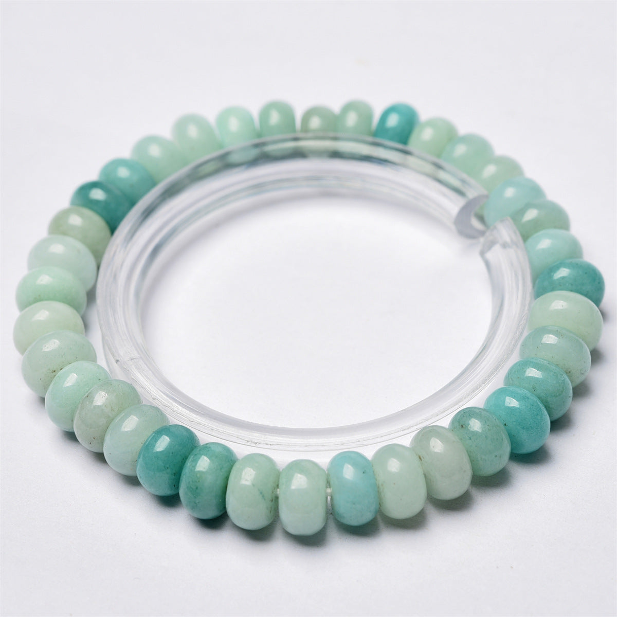 Wholesale  6mm natural stone abacus beads bracelet