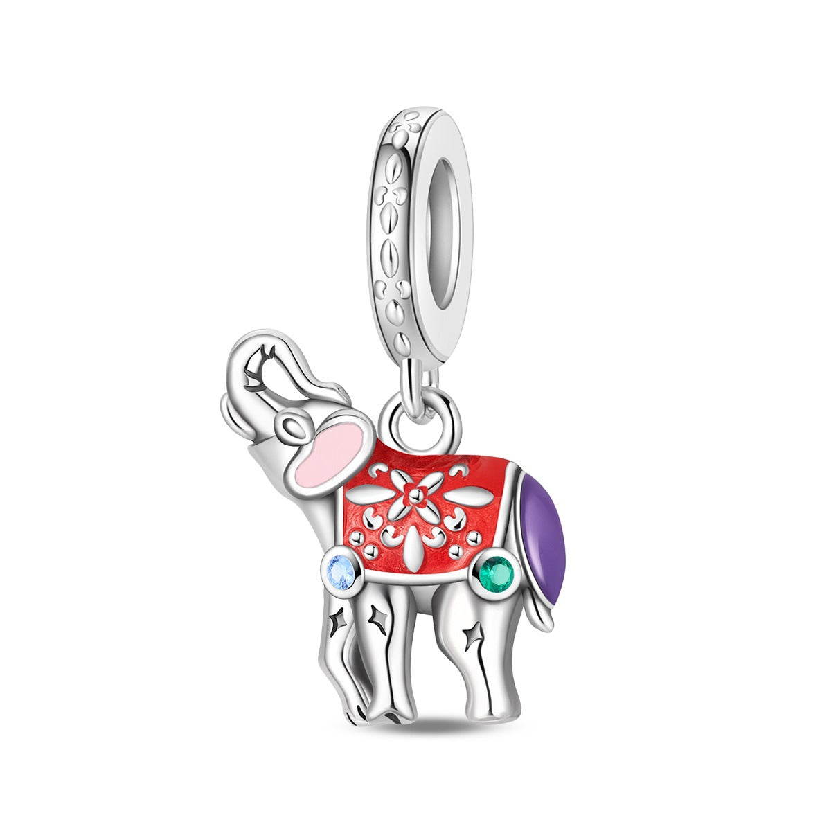 Wholesale Animal Elephant Cat Swan Silver Plated Charms