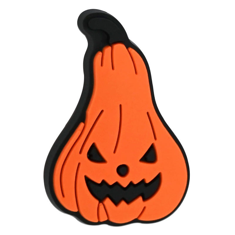 Wholesale Random 100pcs/pack  Cartoon Halloween Series PVC Soft Focal Beads