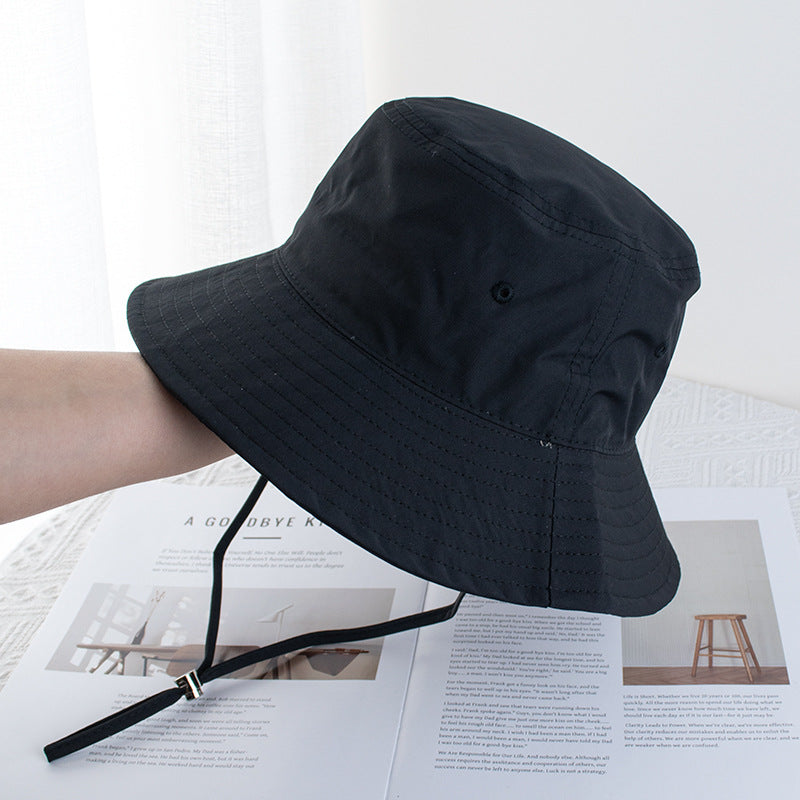 Wholesale Classic pressure line fisherman hat plain face solid color basin hat