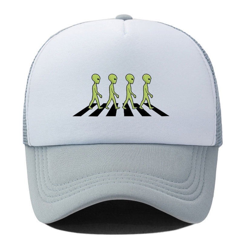 Wholesale Alien Print Sponge Soft Top Breathable Baseball Cap