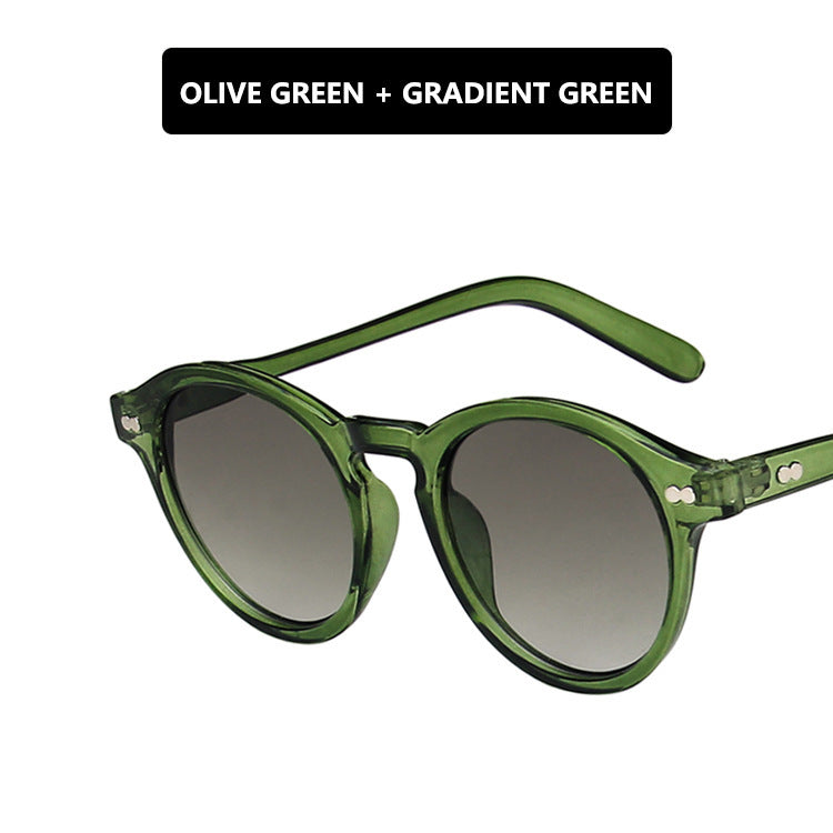 Wholesale Rice Nail Round Frame PC Sunglasses