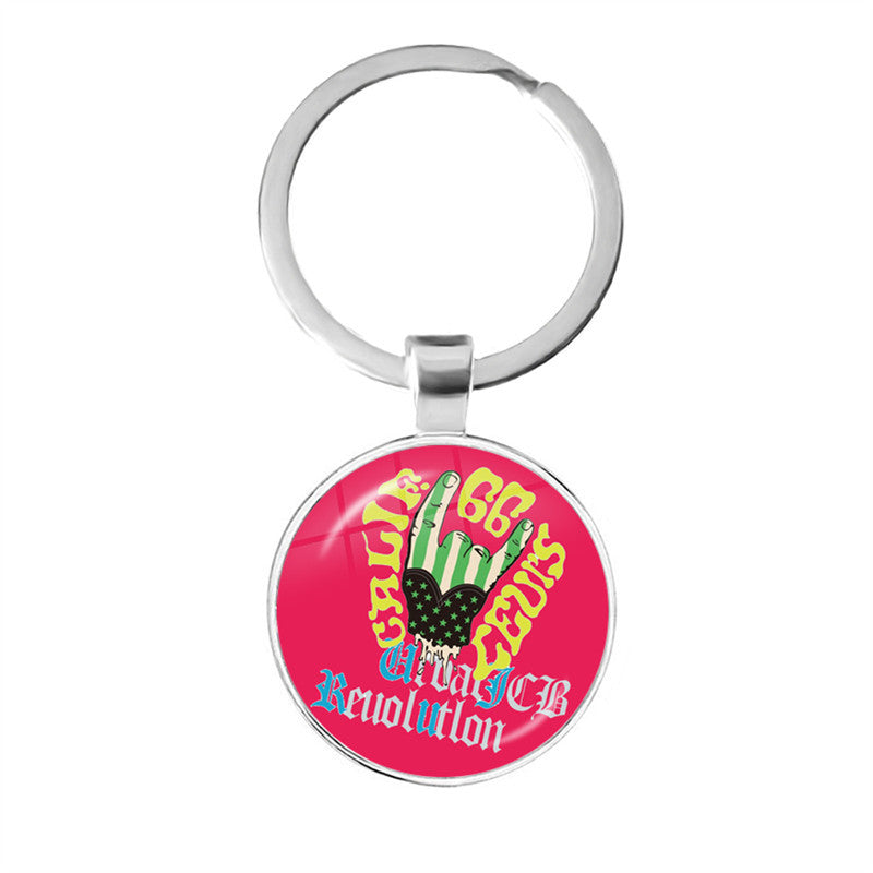 Alma de la aleación de zinc victoria de gesto de gesto de rock