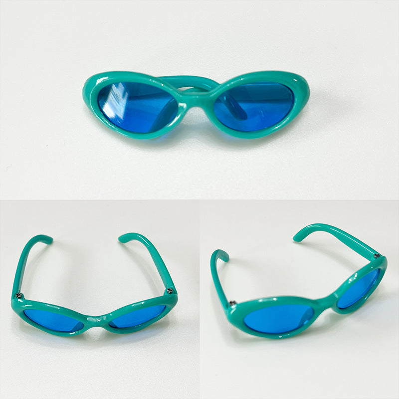 Wholesale 6. 5cm wide glasses doll sunglasses Doll Accessories
