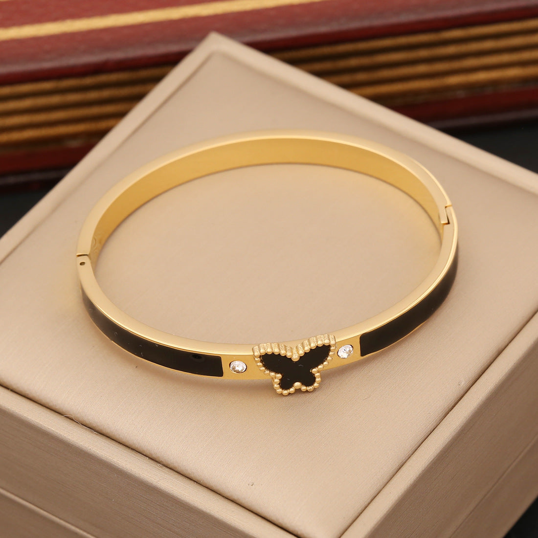 Wholesale of New Multi-color Butterfly Stainless Steel Bracelet