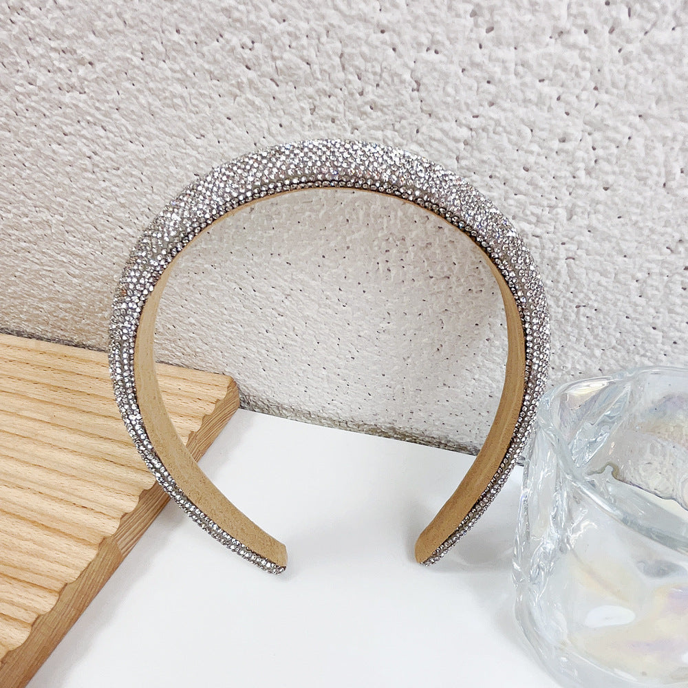Wholesale Simple and Versatile Headband Full of Diamonds