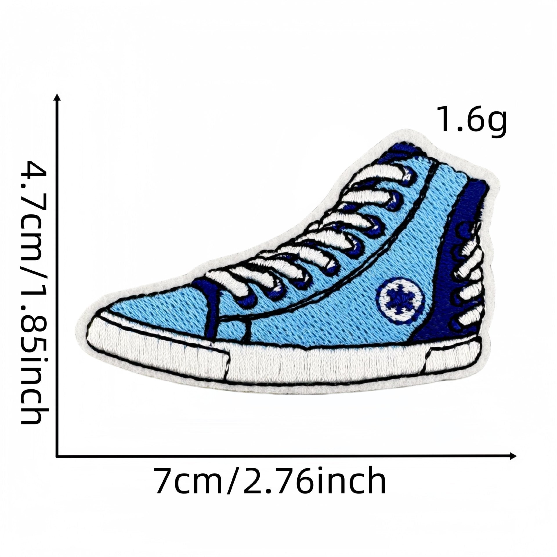 Wholesale Blue series cartoon embroidery DIY patches