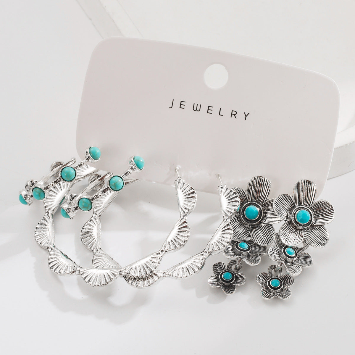 Wholesale Western style red turquoise earring sets