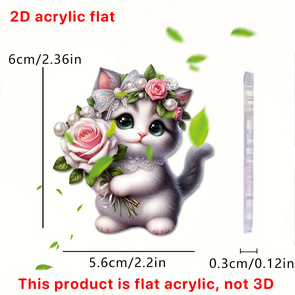 Wholesale Cute Animal Series Acrylic Keychains for Valentine' s Day