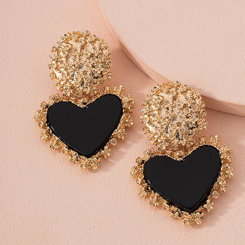 Wholesale Alloy Valentine's Day Love Earrings