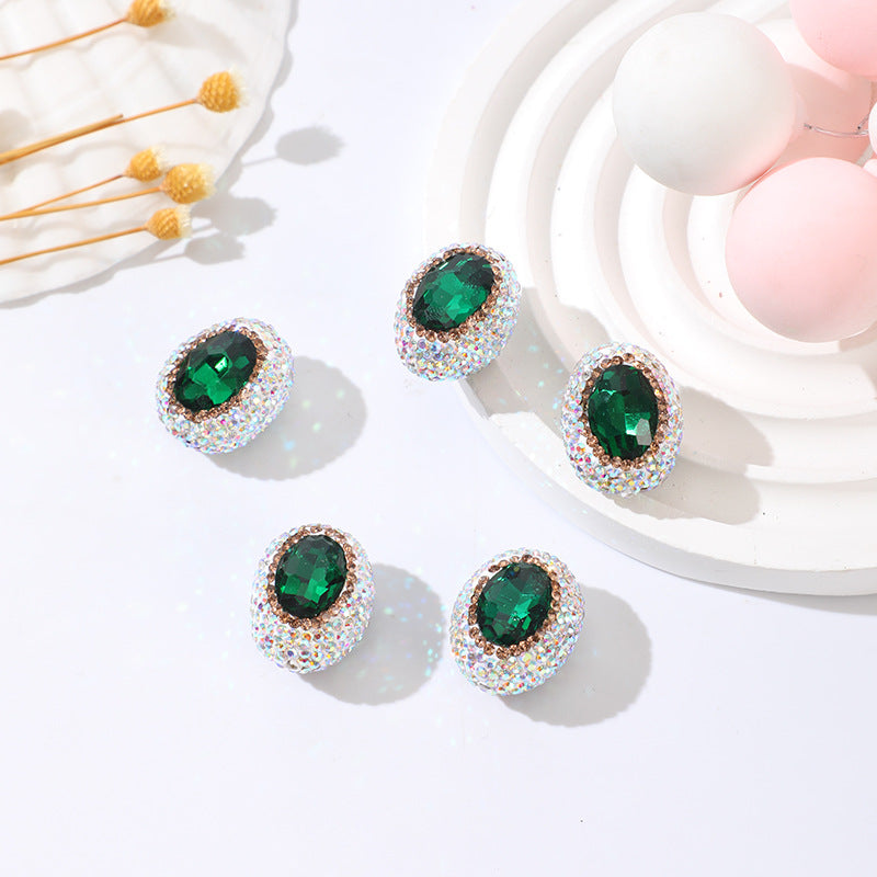 Wholesale Western Princess Diamond Ball Egg Shape Nepal Beads