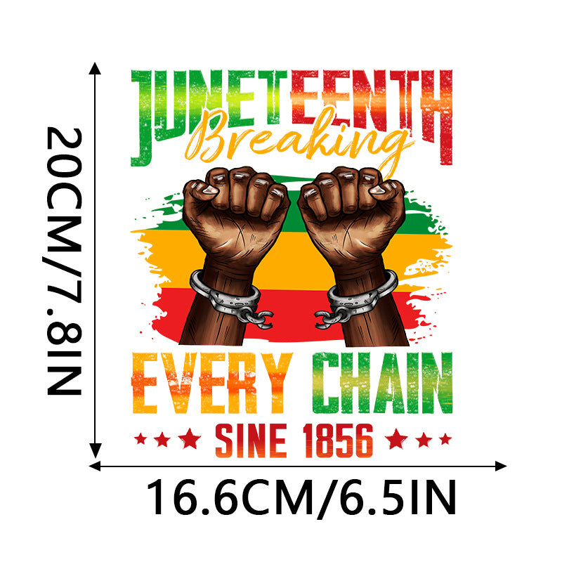 Wholesale 10pcs Black June Festival UV DTF Ready to Press Transfers Wraps