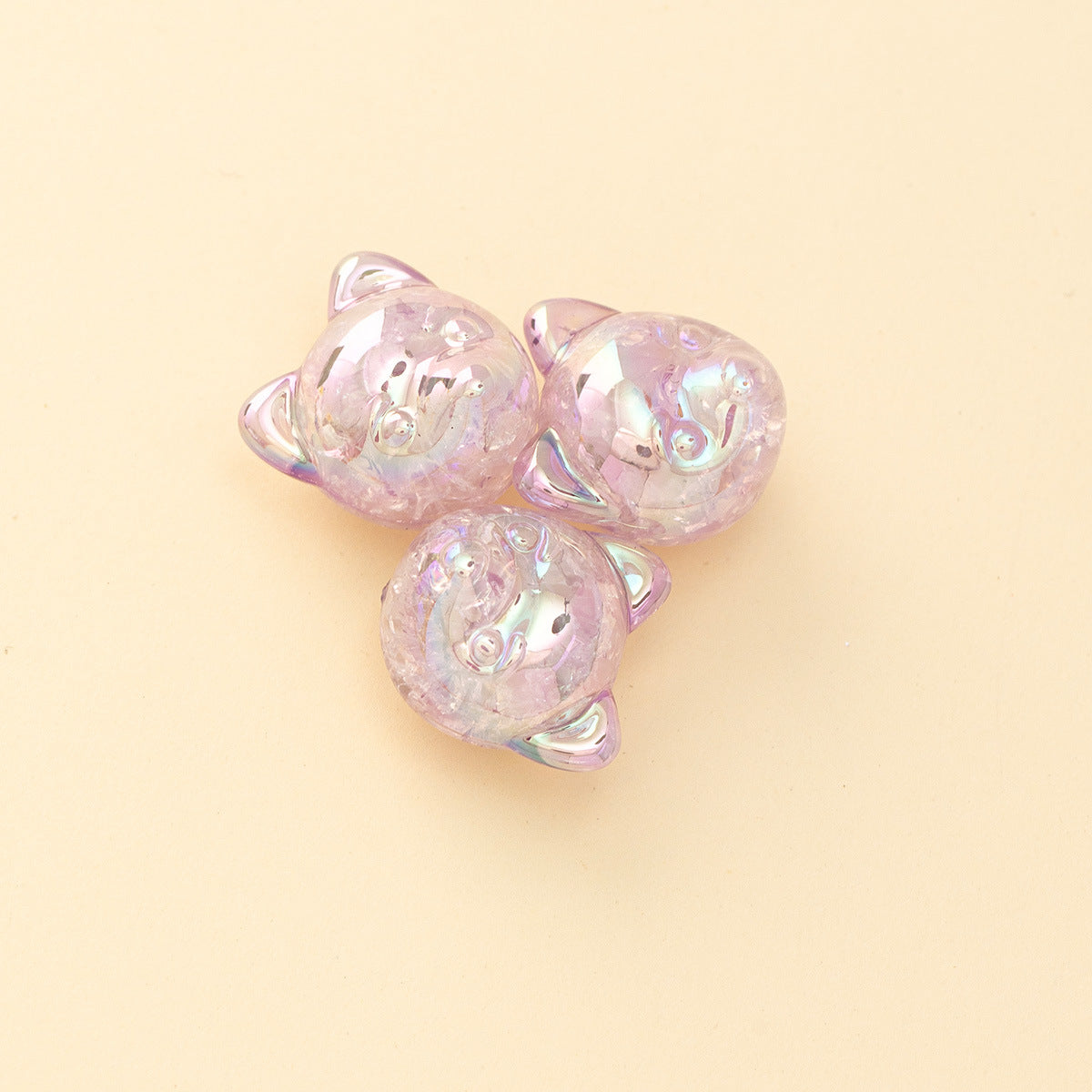 Wholesale 200pcs ABS Cartoon Bear Beads