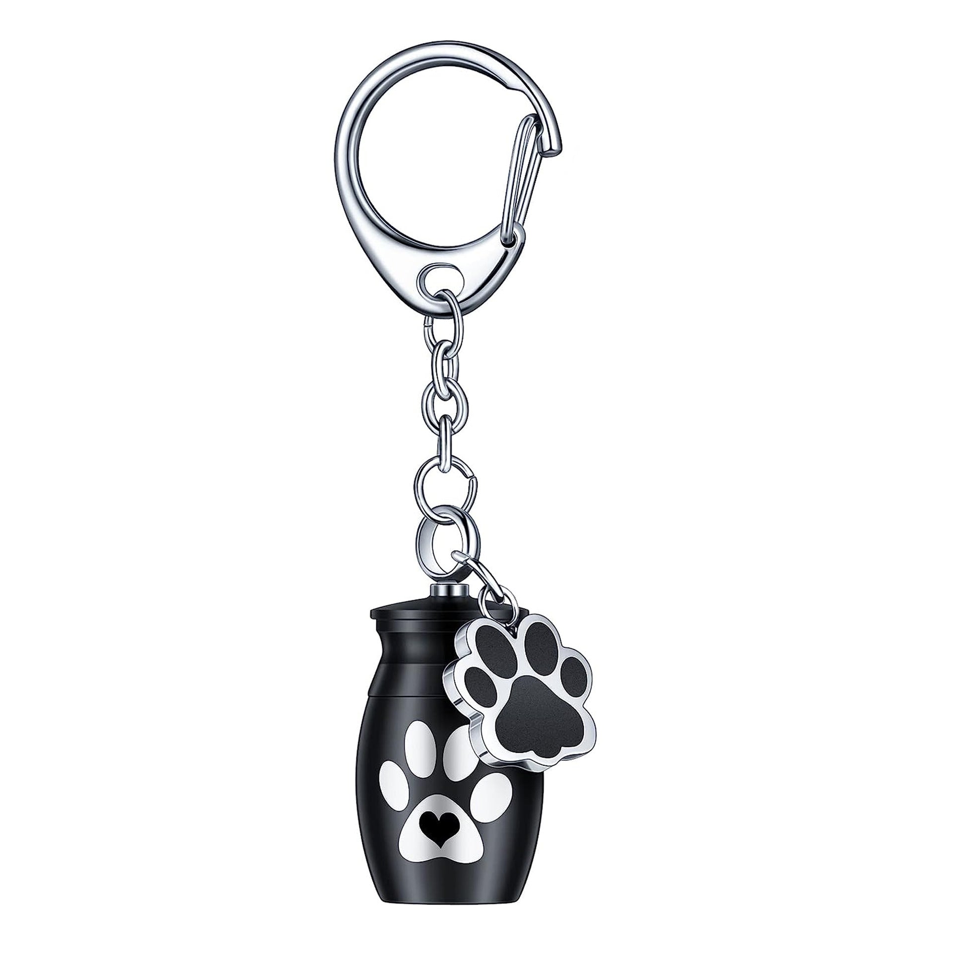 Wholesale Commemorative Pet Ashes Box Zinc Alloy Keychain