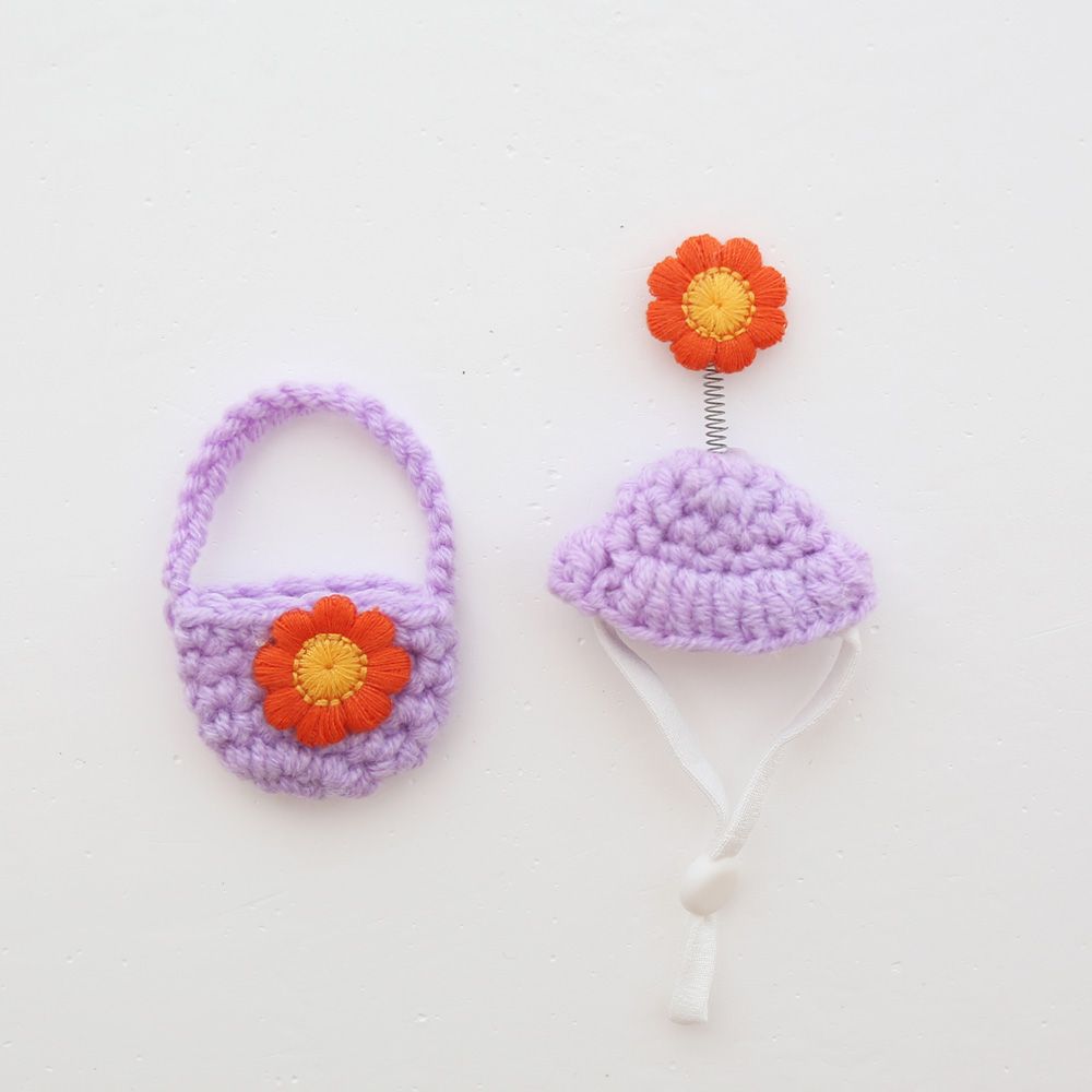 Wholesale Hat Hamster Clothes Pet Flower Pig suit Doll Accessories