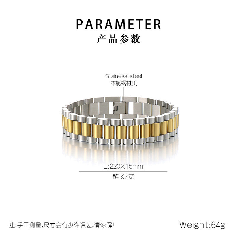 Wholesale Popular Stainless Steel Personalized Multi-size Fashion Bracelet