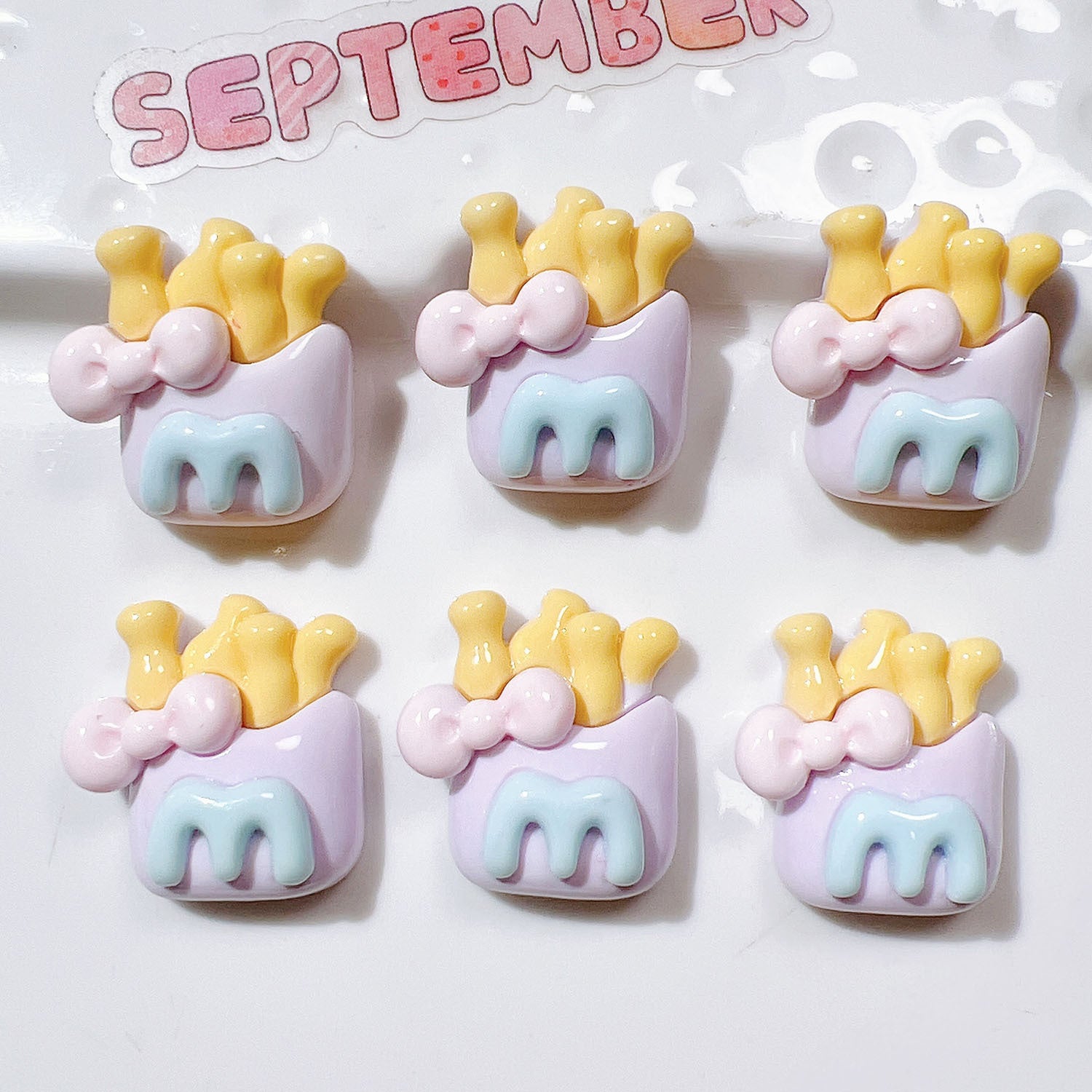 Wholesale 20pcs resin accessories diy handmade material shoe flower cream glue stationery