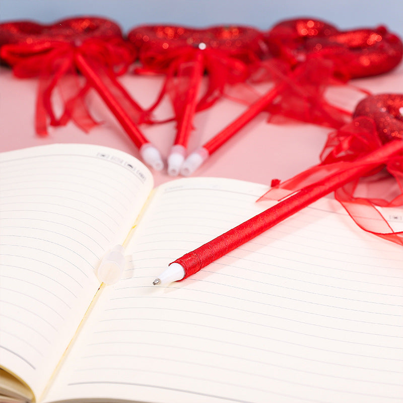 Wholesale Pens 12pcs Valentine's Day Love Plastic Ballpoint Pen