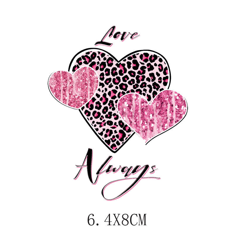 Wholesale Valentine' s Day heat transfer print  UV DTF Ready to Press Transfers Wraps