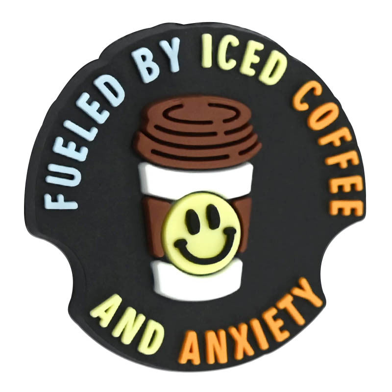 WholesaleRandom 100pcs Cartoon coffee letter bead Focal Beads