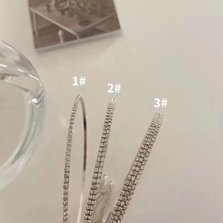 Wholesale Flash Diamond New Style Rhinestone Back Hairband