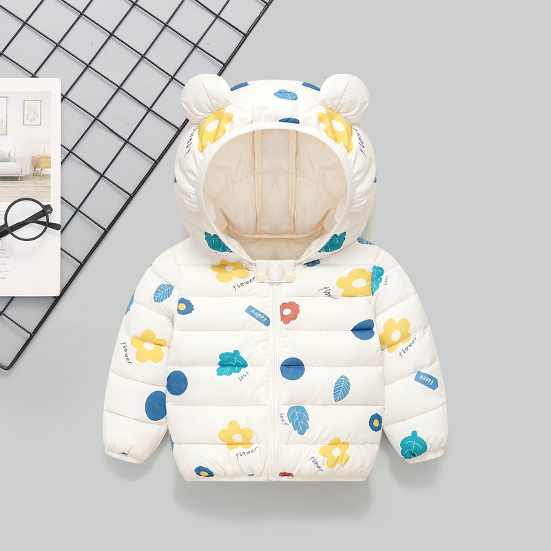 Wholesale Children's Thickened Down Hooded Jacket
