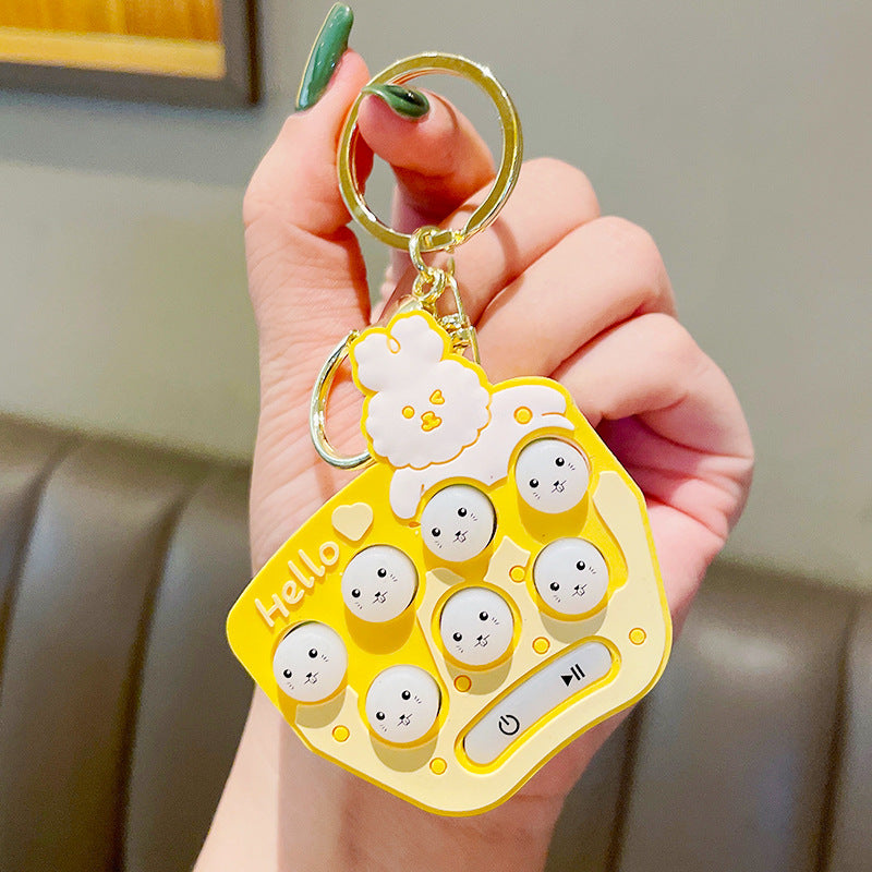 Llavero de la máquina de la máquina del descipador del conejo del conejo del pvc al por mayor