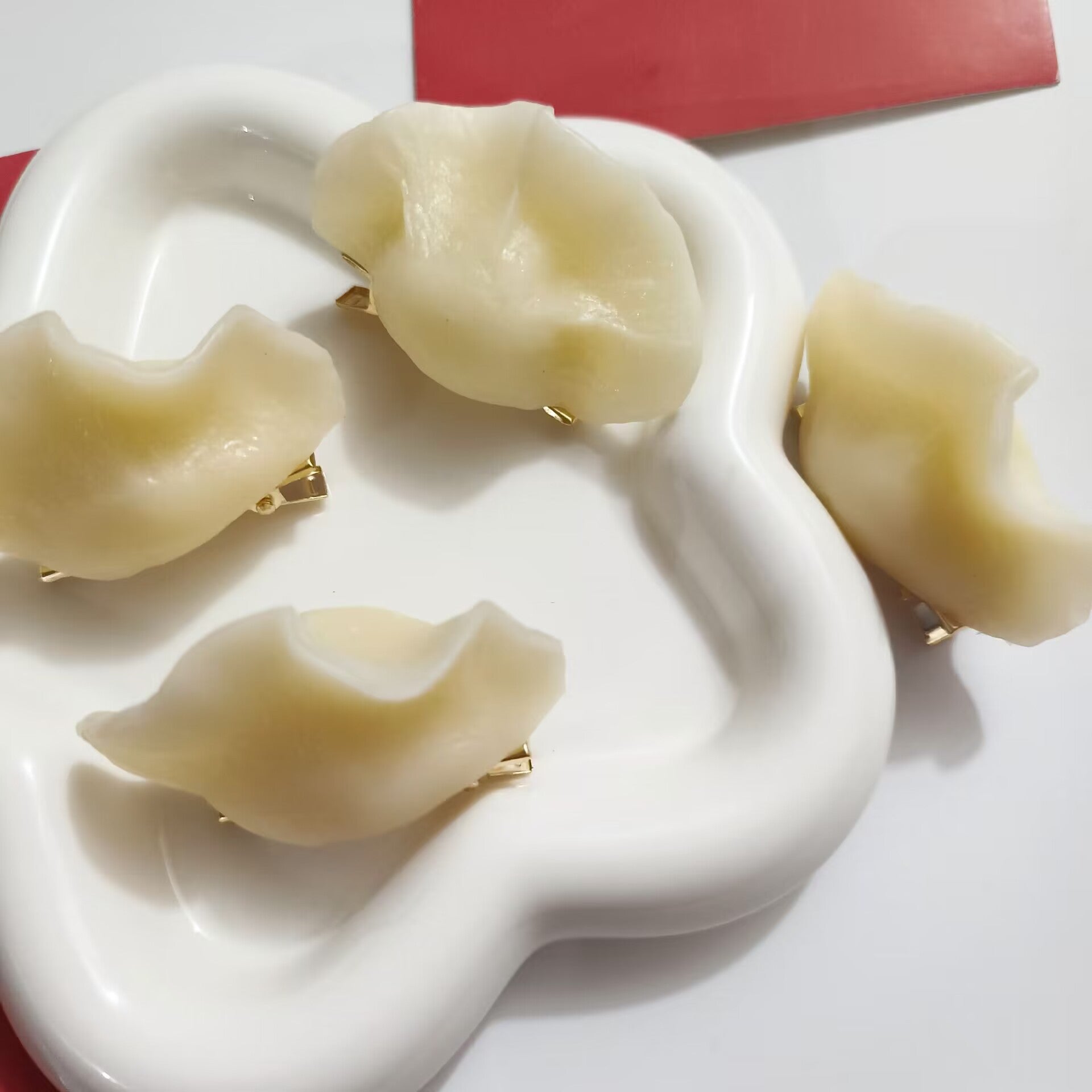 Wholesale Imitation Dumplings Creative Funny Hairpin
