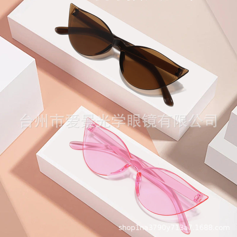 Wholesale Cat Eye Sunglasses Candy Color Sunglasses