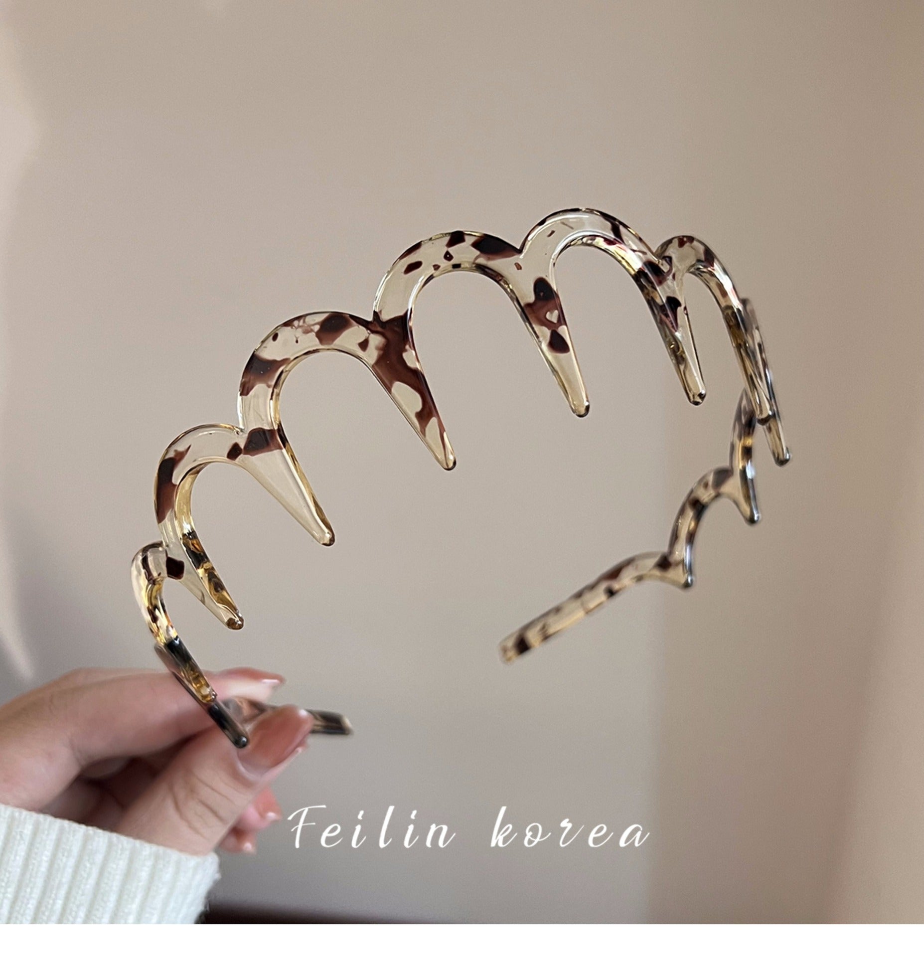 Wholesale Frosted toothed face wash non-slip hair band