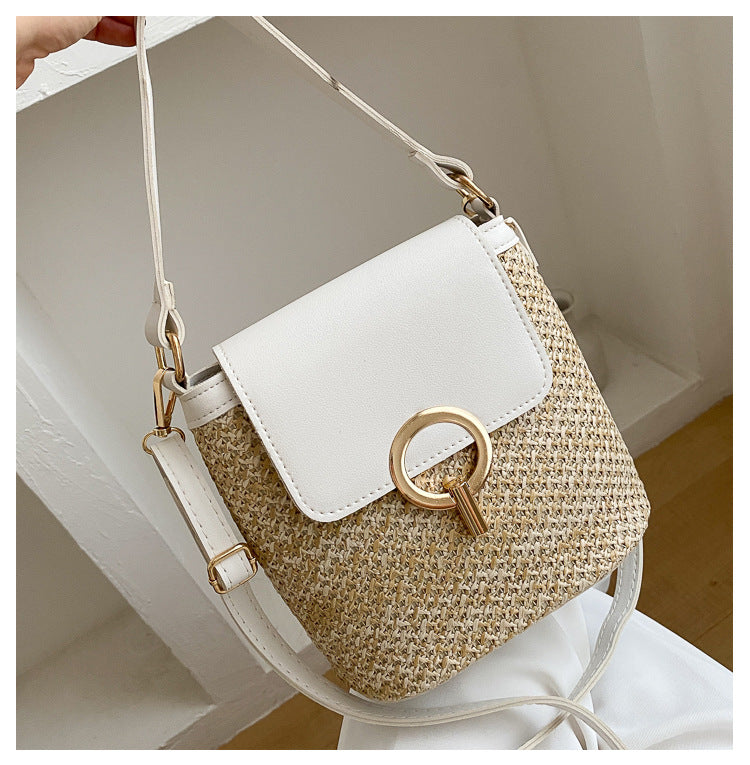 Wholesale Handheld Crossbody Straw Woven Bag