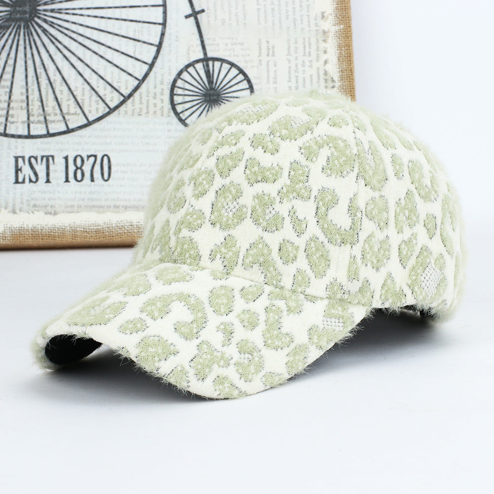 Wholesale Autumn and Winter Leopard Print Fashion Love Men and Women Warm Caps