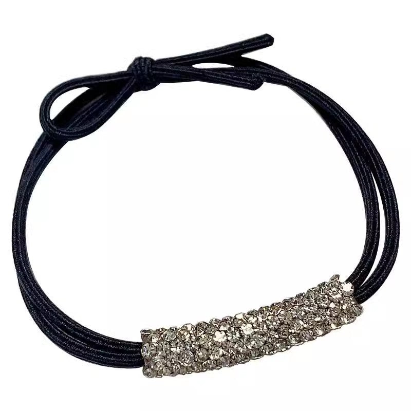 Wholesale Super Shiny Rhinestone High Elastic Hairband