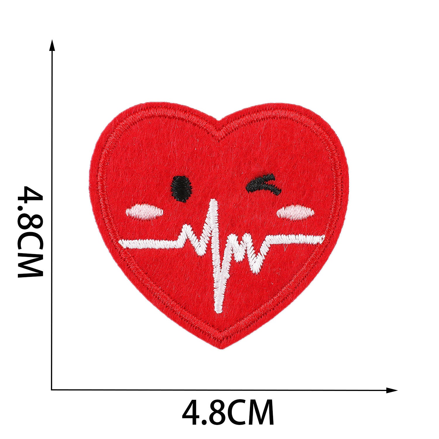 Wholesale Trendy Embroidered Nurse Patch Love Design Iron On Clothing Decorative Patch For Resale