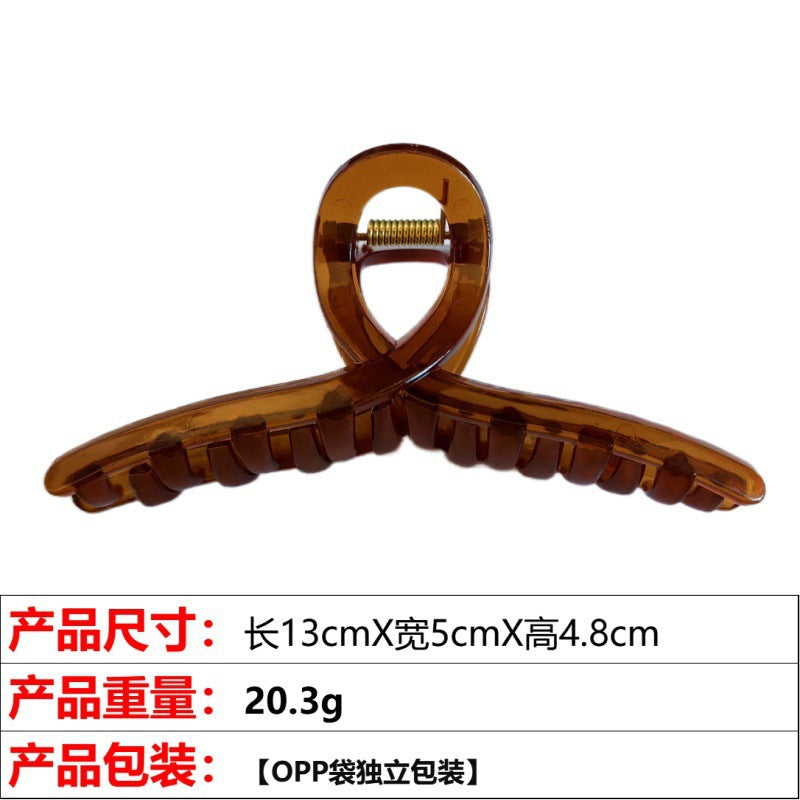 Wholesale Jelly color ribbon cross shark clip